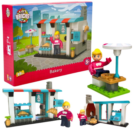Kids Bricks bouwstenen bakkerij 99-delig