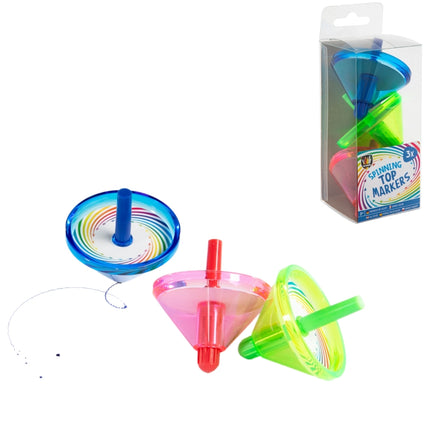 Fidget spinning top markers set van 3