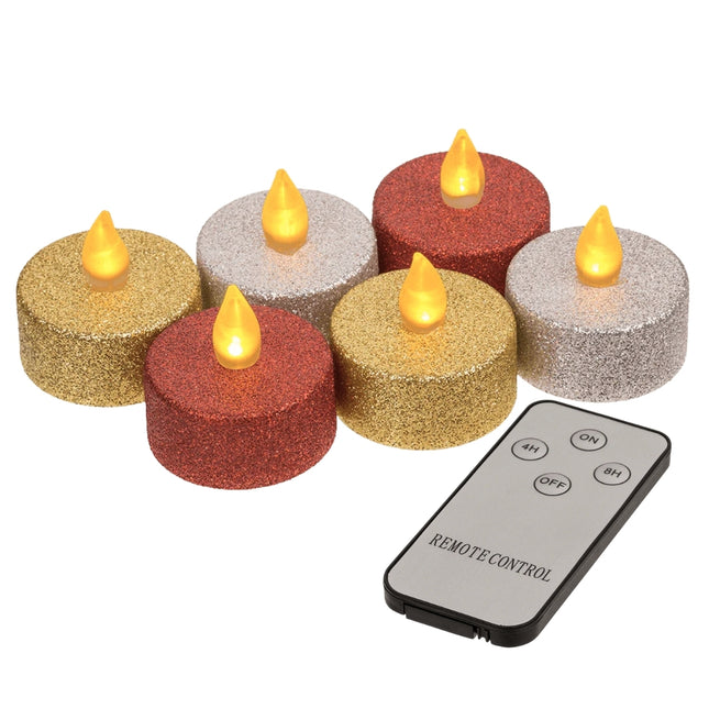 Out of the Blue LED theelicht glamour – set van 6