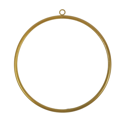 Decoratiehanger ring DIY goudkleurig 30 cm