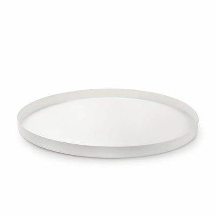 Plateau rond metaal wit 31,5 cm