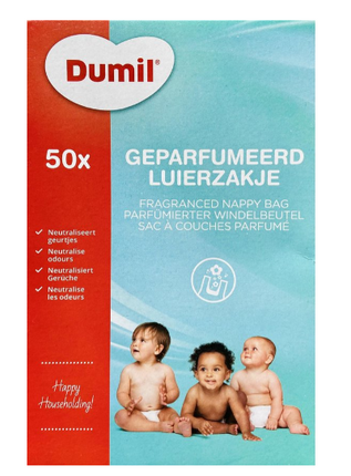 Dumil Geparfumeerde Luierzakjes - 50 stuks
