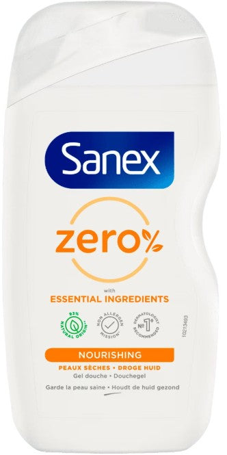 Sanex Zero% Douchegel voor Droge Huid 400 ml
