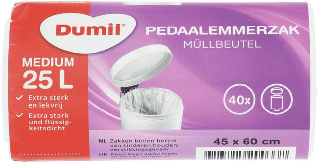 Dumil Afvalzakken 25 L - 40 stuks