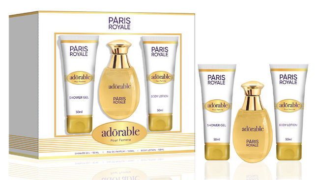Paris Royale Geschenkset Adorable - 3-delig