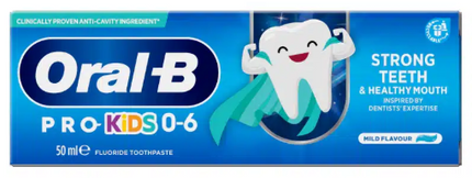 Oral-B Kids Pro-Soft Tandpasta 0-6 jaar 50 ml