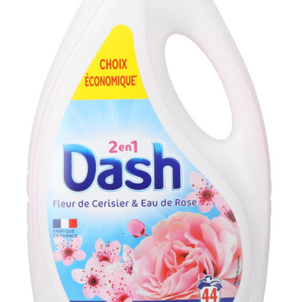 Dash 2-in-1 Vloeibaar Wasmiddel Cherry Blossom & Rose Water 1,98 L - 44 wasbeurten