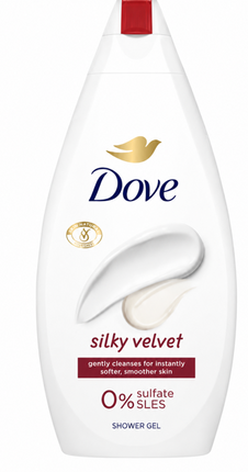 Dove Silky Velvet Douchegel 450 ml
