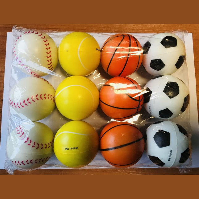 Anti-stressbal relax 6,3 cm mix van patronen