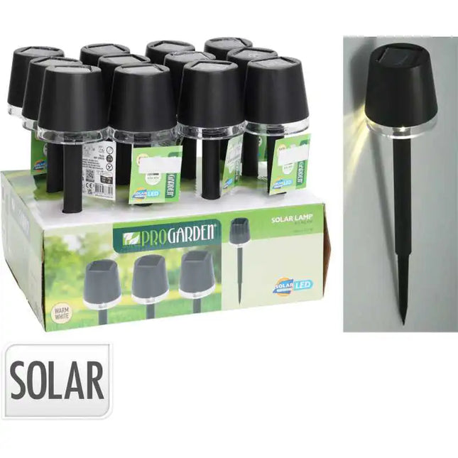 Solar Tuinlamp – RVS – Diameter 19 cm